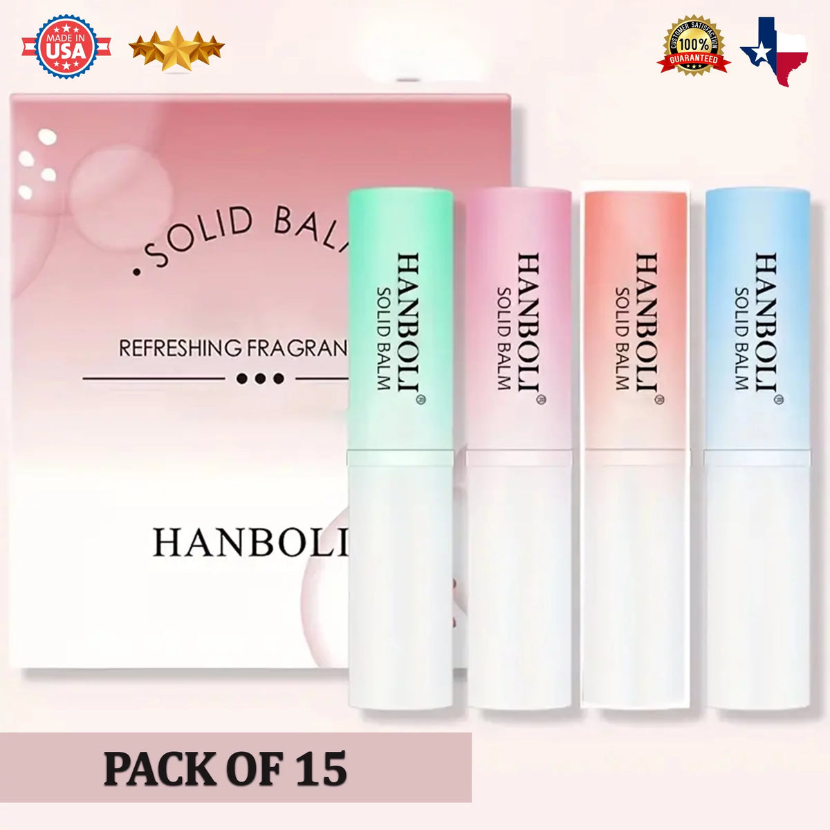 15 Pc Solid Perfume Stick G445