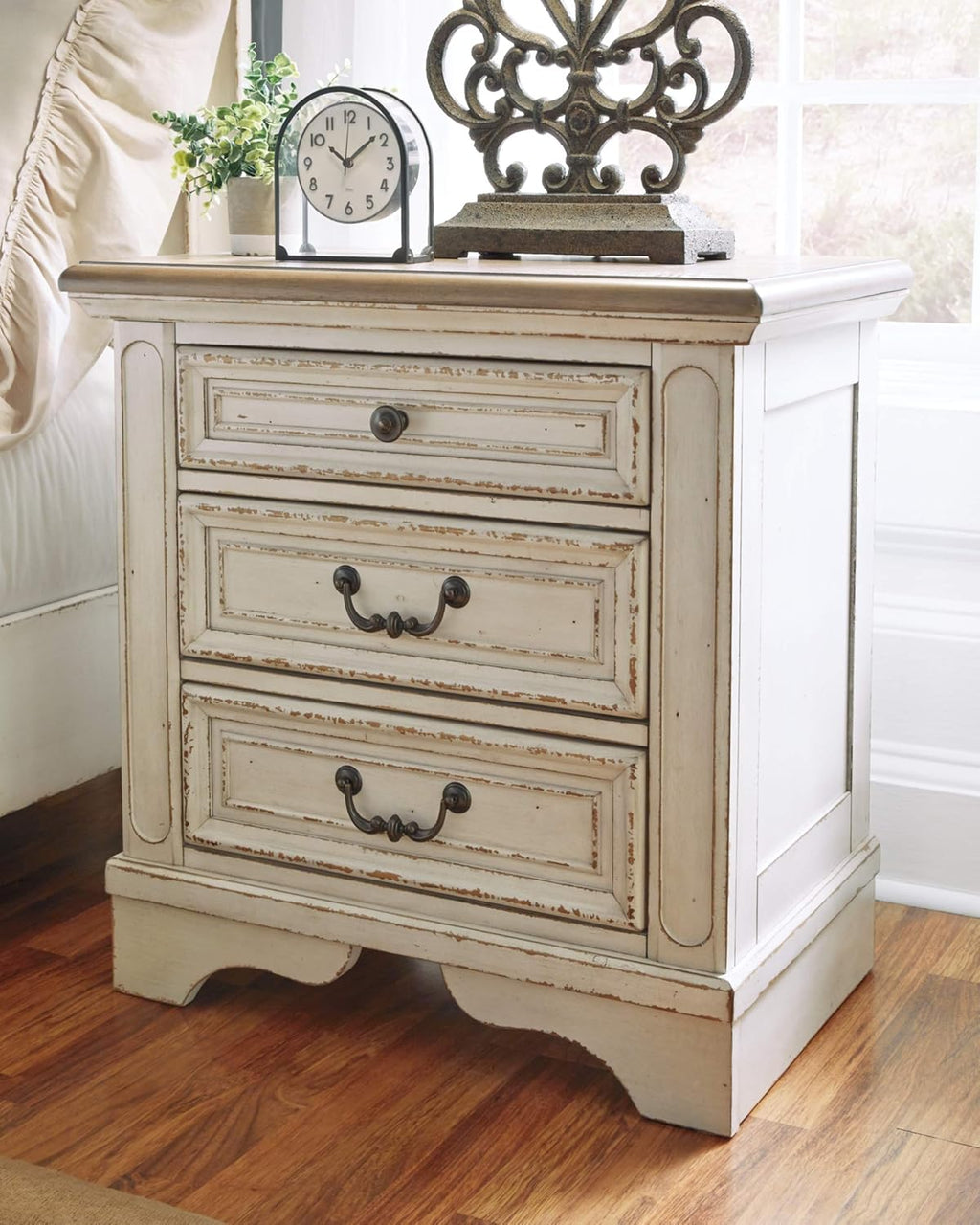 3 Drawer Nightstand with Electrical Outlets & USB Ports X165