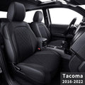 Black Faux Leather Seat Covers for Tacoma Crew Cab B97326