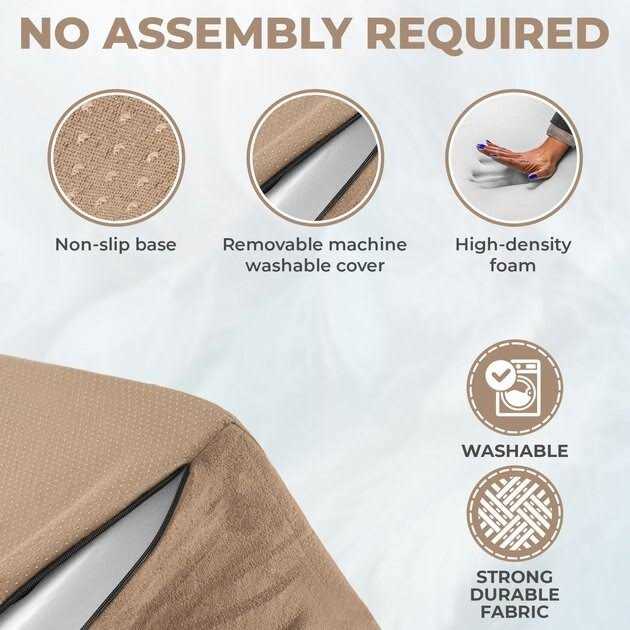 High Density Foam Sherpa Top Steps W17102