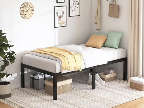 Full Size 18 in Heavy Duty Metal Platform Bed Frame R842