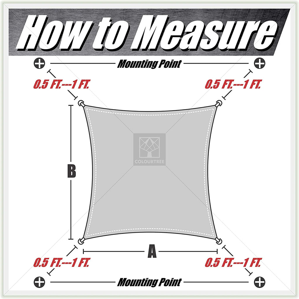 6' x 12' Rectangle Gray Sun Shade Sail Canopy I102019