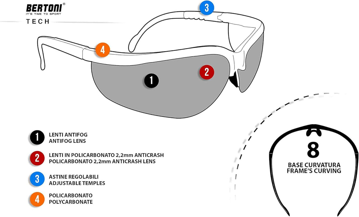 Tactical Shooting Glasses with 4 Interchangeable Antifog Lenses F708