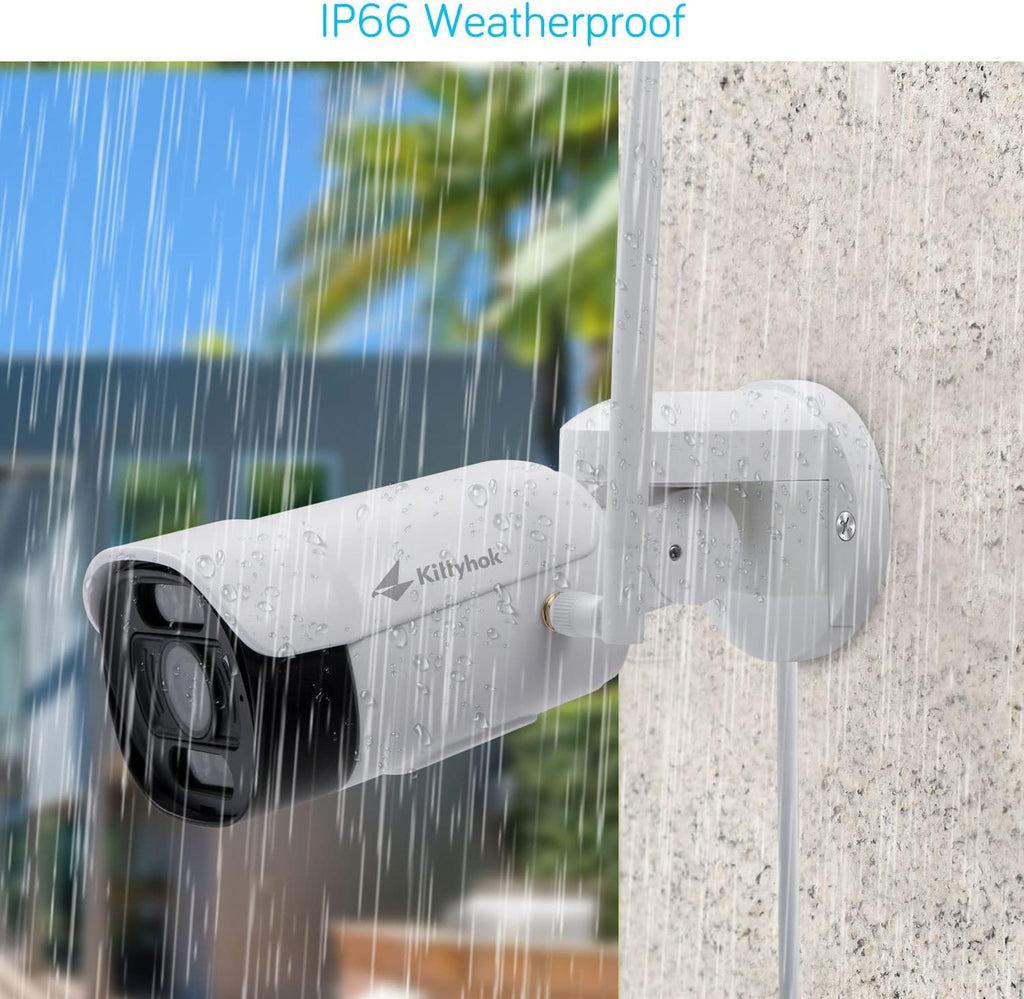2K PTZ Wireless Security Camera System with 1TB HDD V1914