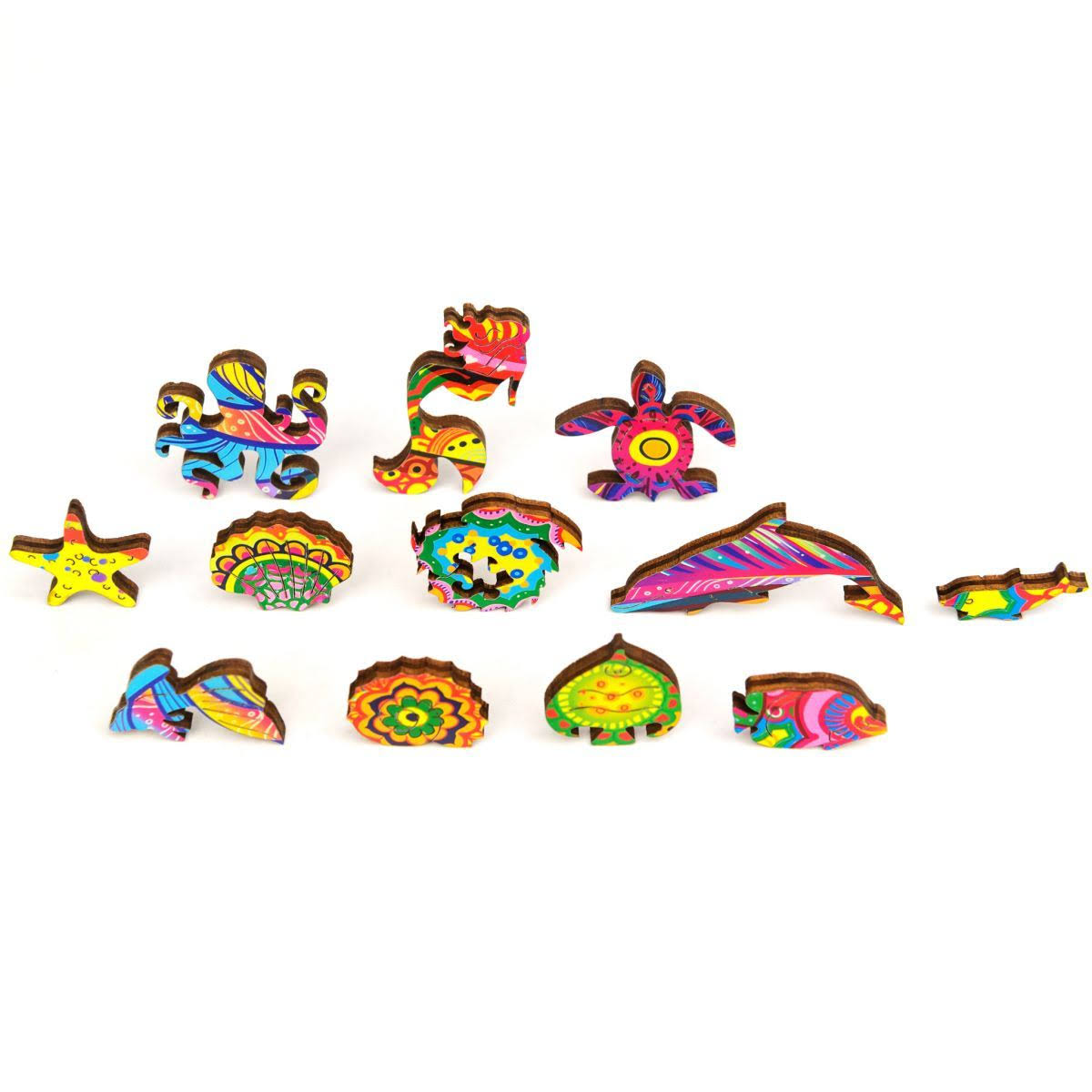Wooden Jigsaw Puzzle, 12.6 x 9.6 in F33914