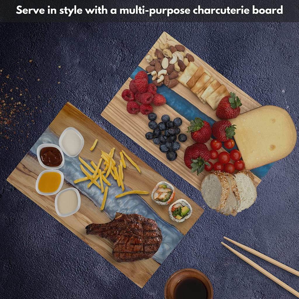 Olive Wood Resin Charcuterie Board O490875