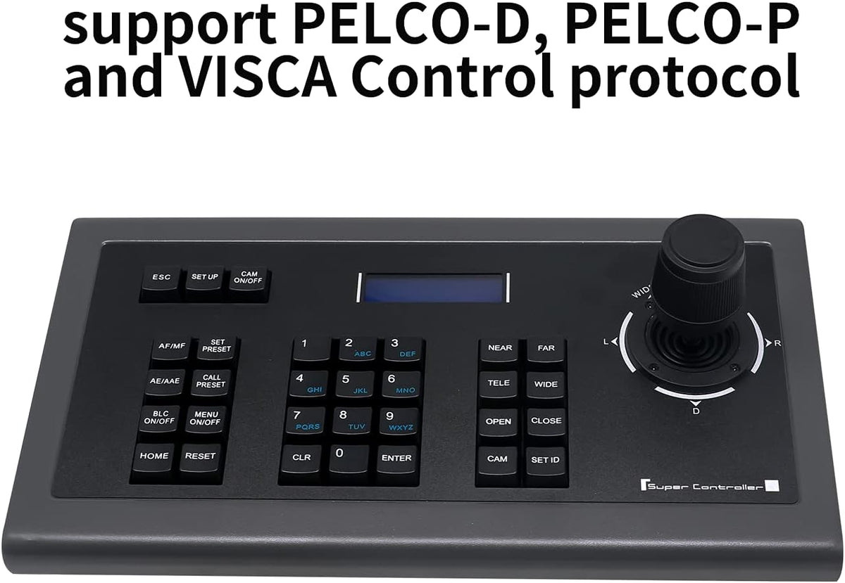 PTZ Joystick Keyboard Controller with LCD Display B273392
