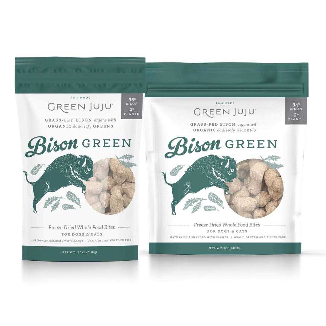 Green Freeze Dried Bison Pet Supplies V769