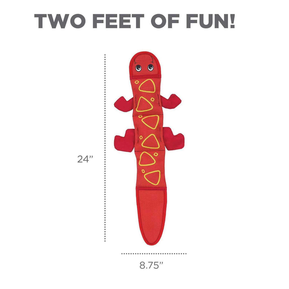Fire Biterz Dog Toy Lizard Q7564