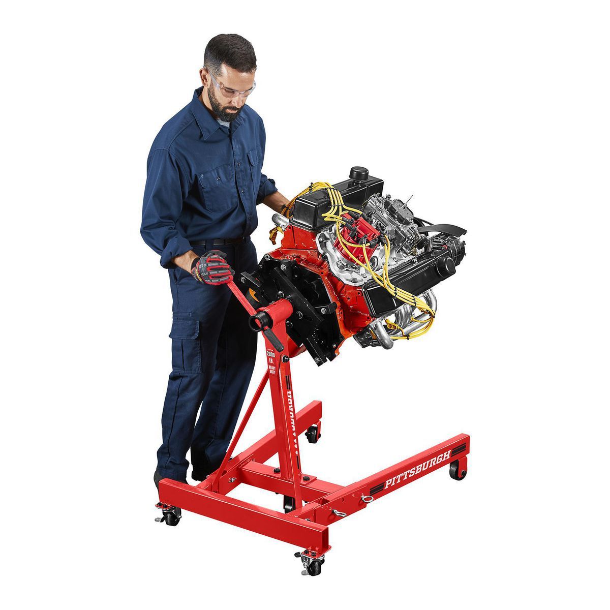 2000 lb. Capacity Foldable Engine Stand J15394
