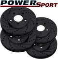 Black Full Kit Brake Rotors M46607