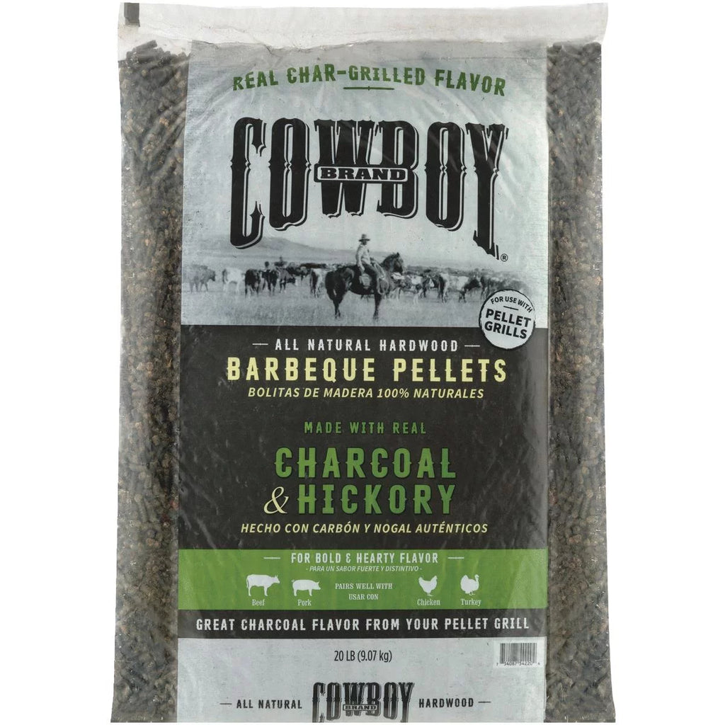 20LB Charcoal and Hickory Wood Pellets I1555