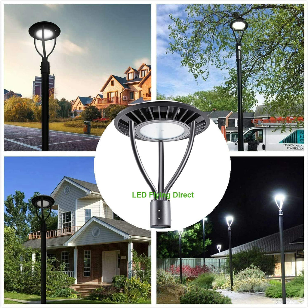 LED Circular Post Top Pole Light 100W 13000LM R937