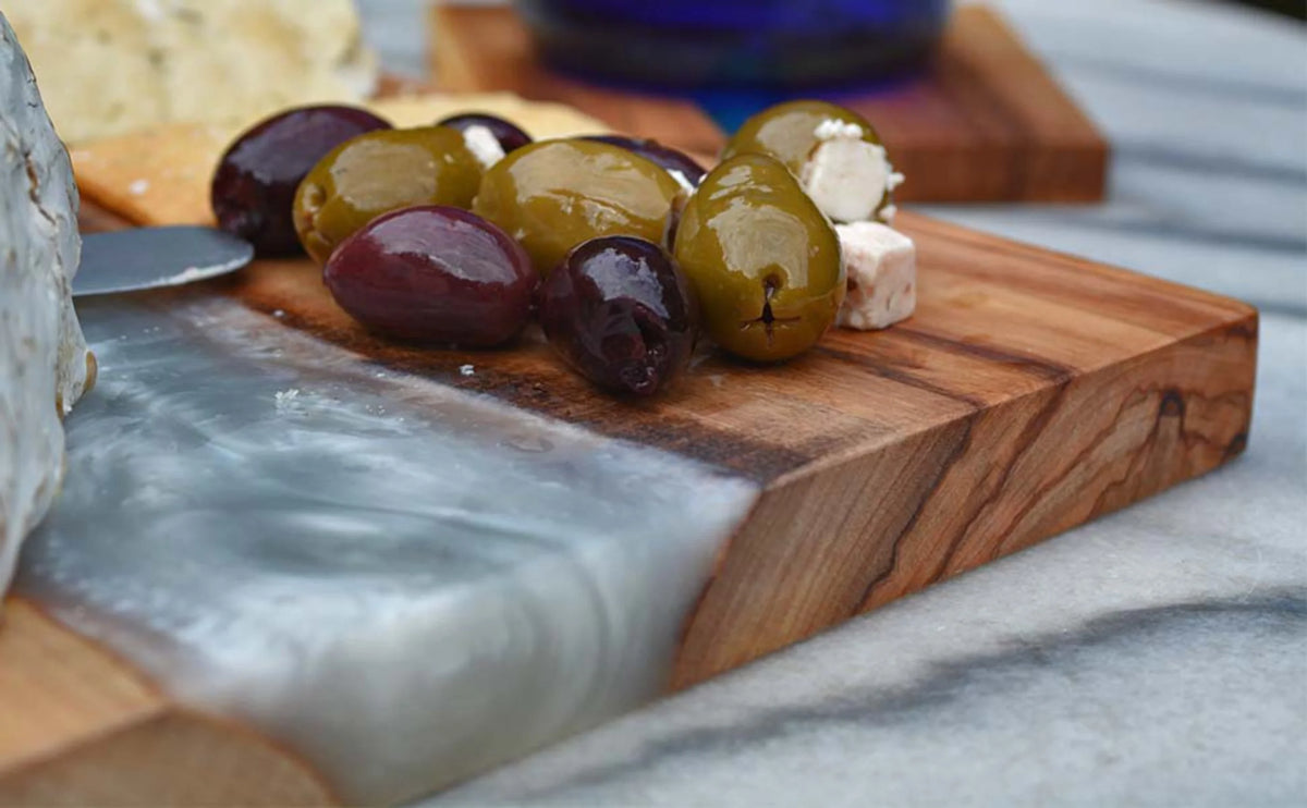 Olive Wood Resin Charcuterie Board O490875