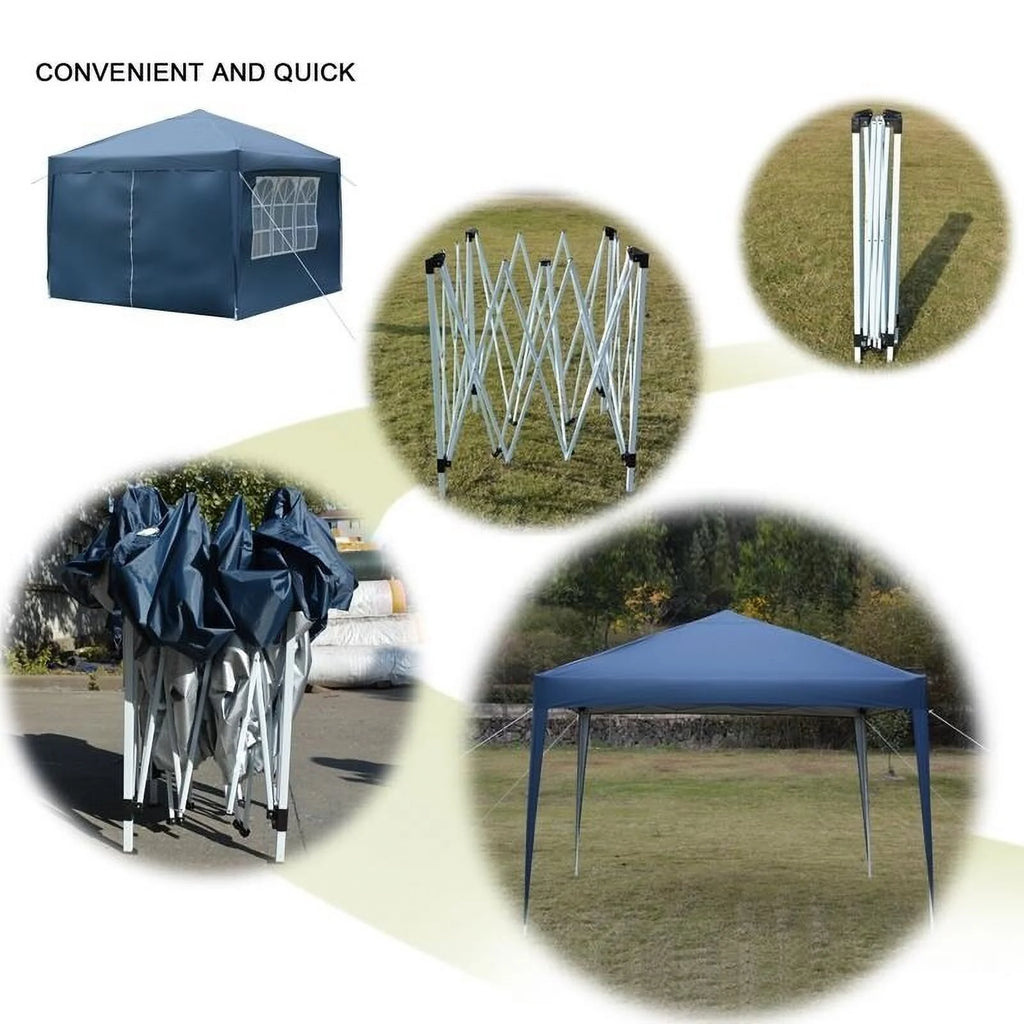 3 x 3m Waterproof Folding Tent White N351