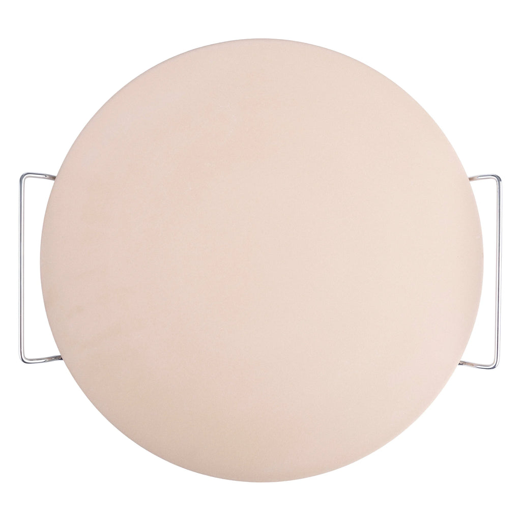 15-inch Pizza Stone with Pizza Cutter and Serving Rack C616664
