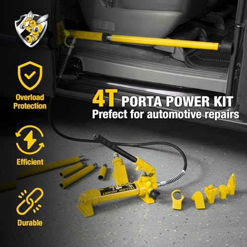 4 Ton Hydraulic Auto Body Jack Ram Kit with Blow Mold Case R65001