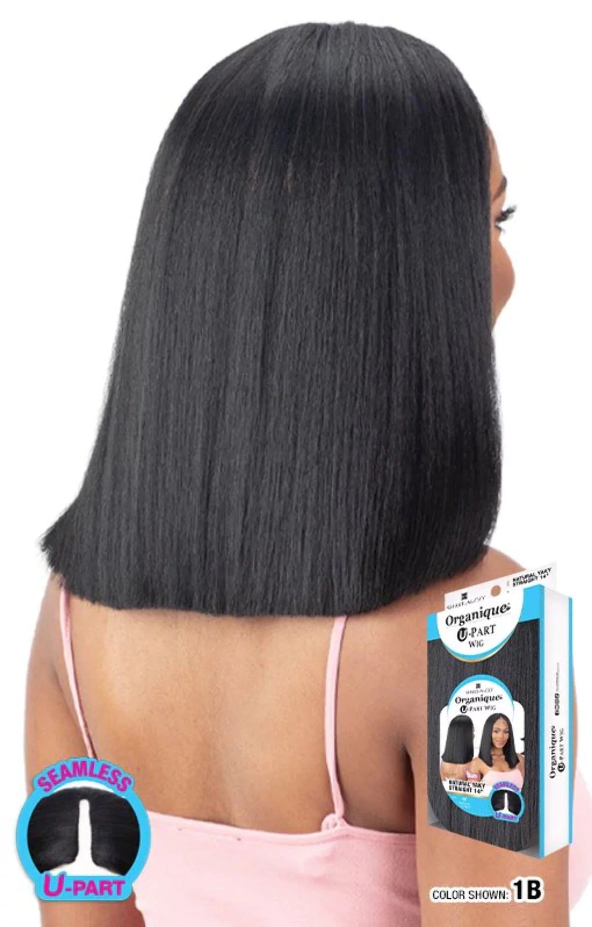 Wig U-Part Natural Yaky straight 14" W356