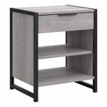 Small End Table with Drawer in Platinum Gray O74531