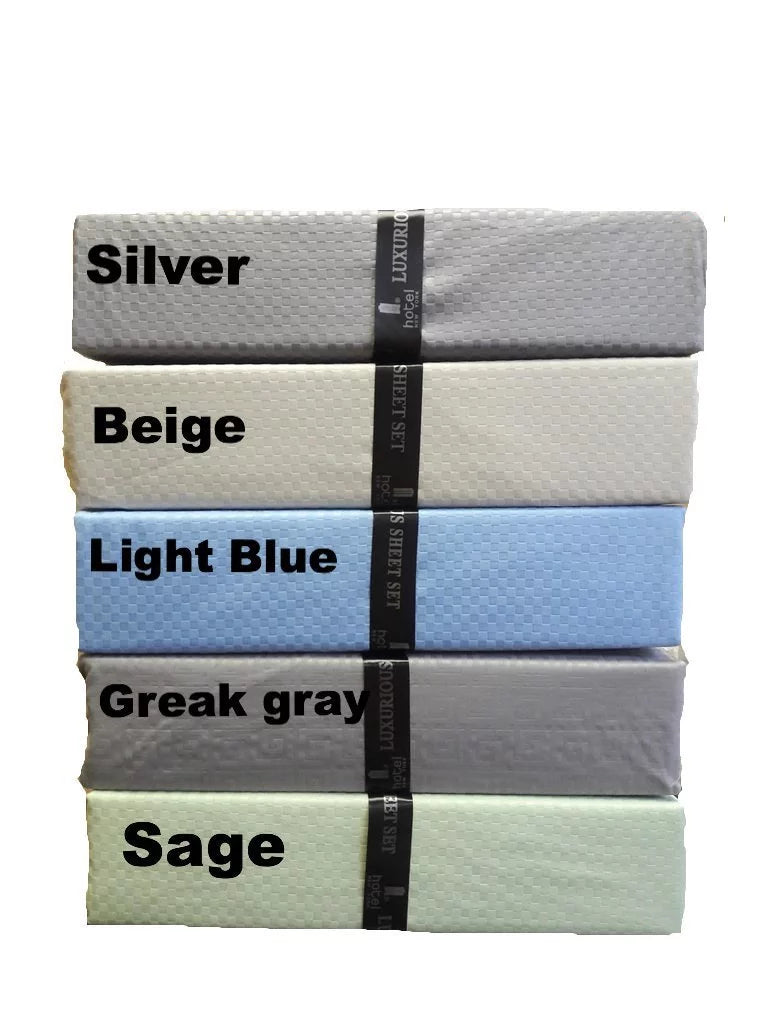 120 GSM 4-Piece Microfiber Sheet Set Deep Pocket Queen Beige P11471