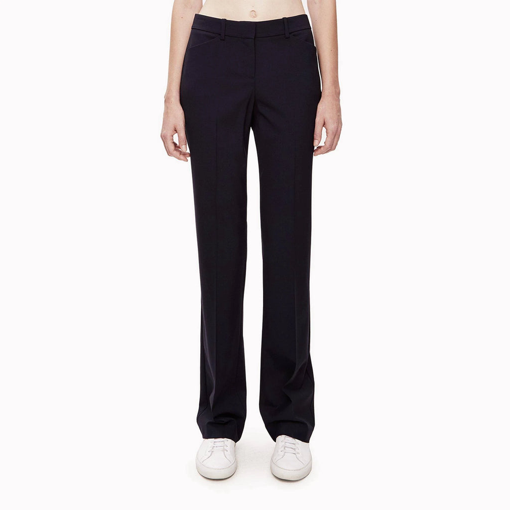 Stretch Wool Relaxed Straight Pant Q168610