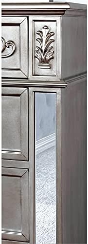 Traditional Wood 3-Drawer Nightstand E9354