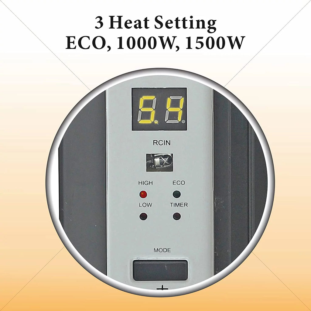 Electric Infrared Quartz Space Heater with Remote W62266