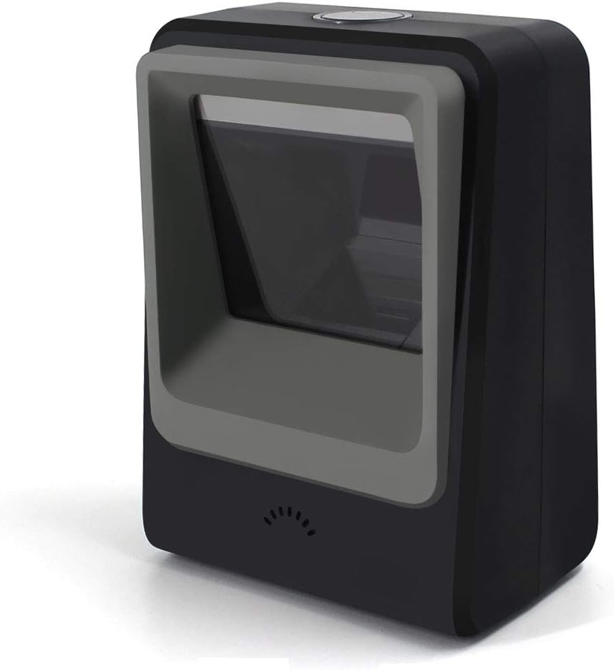 White Pack of 2 Omnidirectional Desktop Barcode Scanner W275370