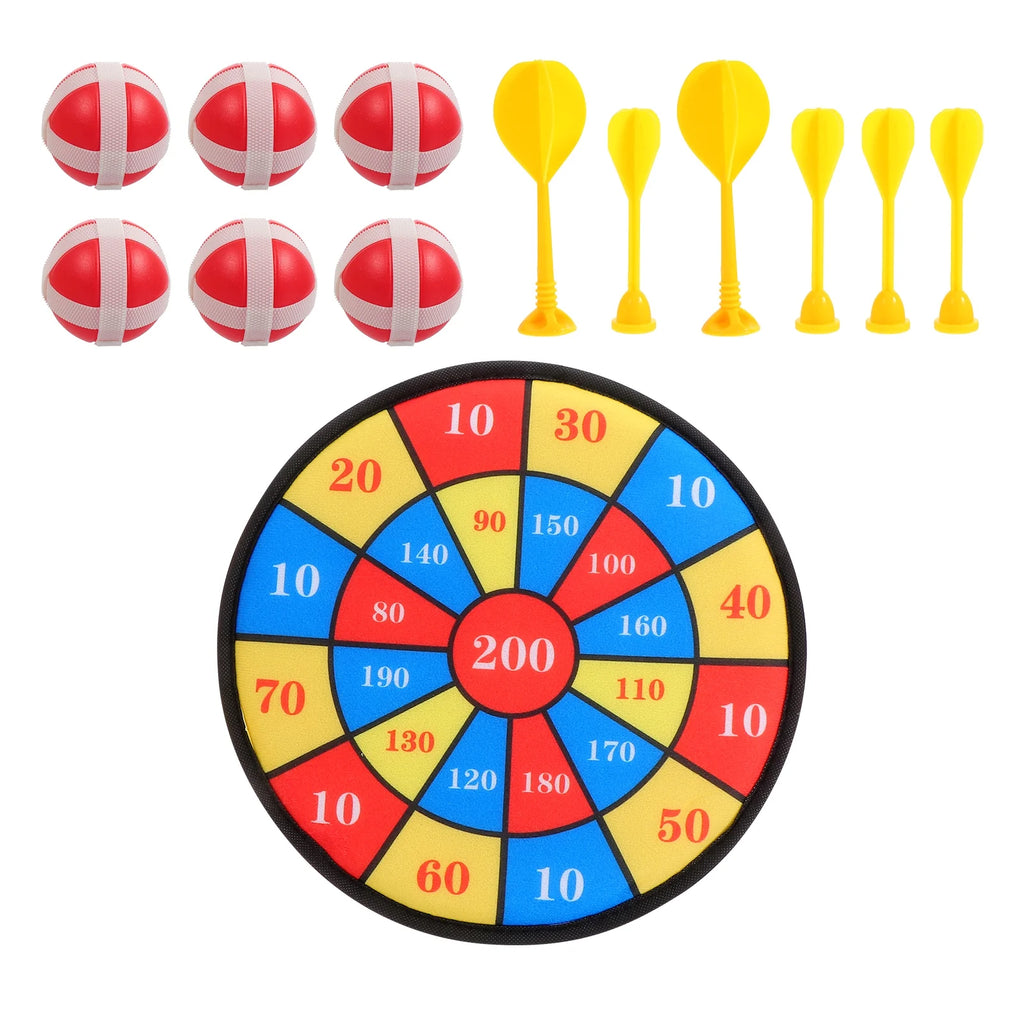 13Pcs Kids Sticky Target Darts Board Toys Z55954