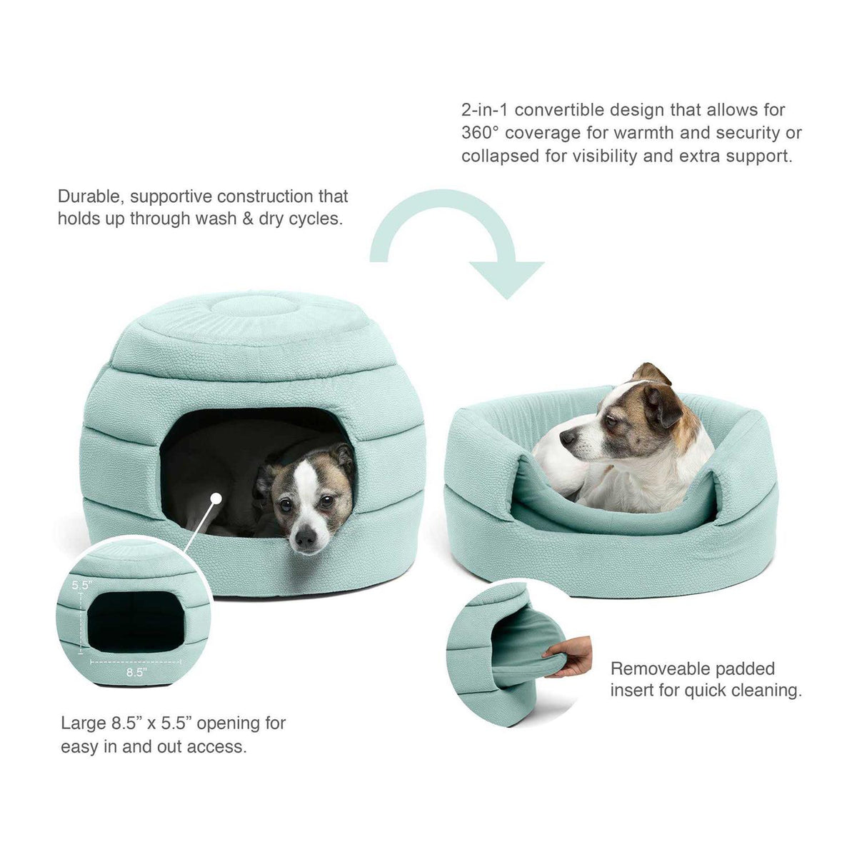 2-in-1 Honeycomb Hut-Cuddler F903286