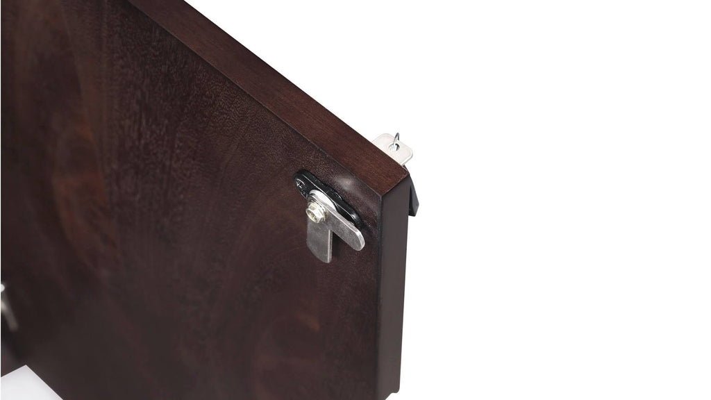 Dark Walnut 2 Door Storage Printer Cabinet U8165