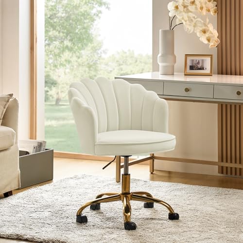 Teal Velvet Upholstered Desk Chair D964972