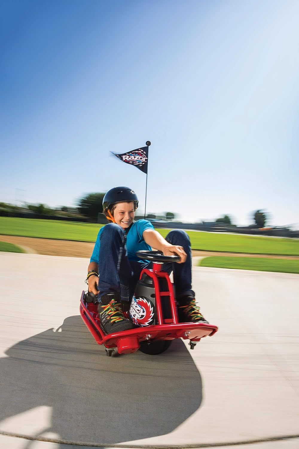 24V Electric Drifting Go Kart with Drift Bar S8017