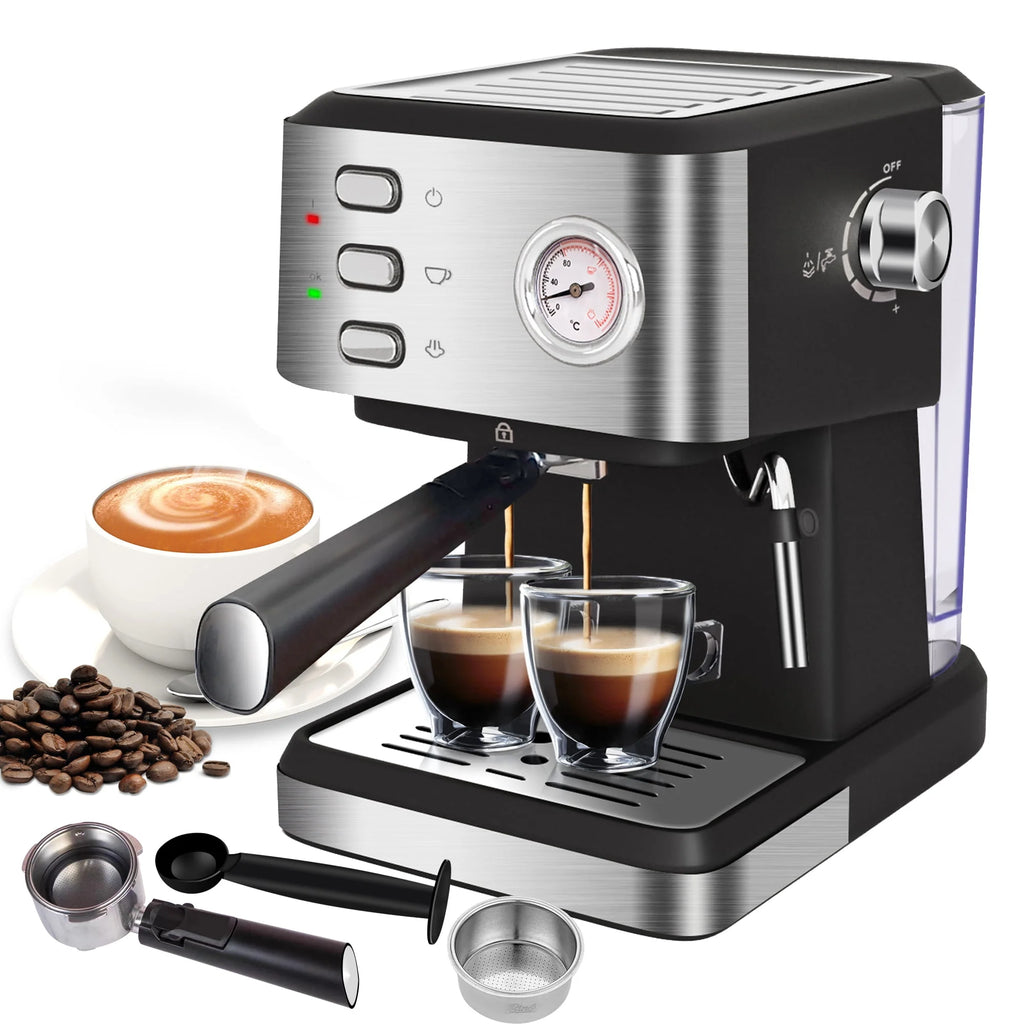 20 Bar Espresso Machine with Milk Frother S8393