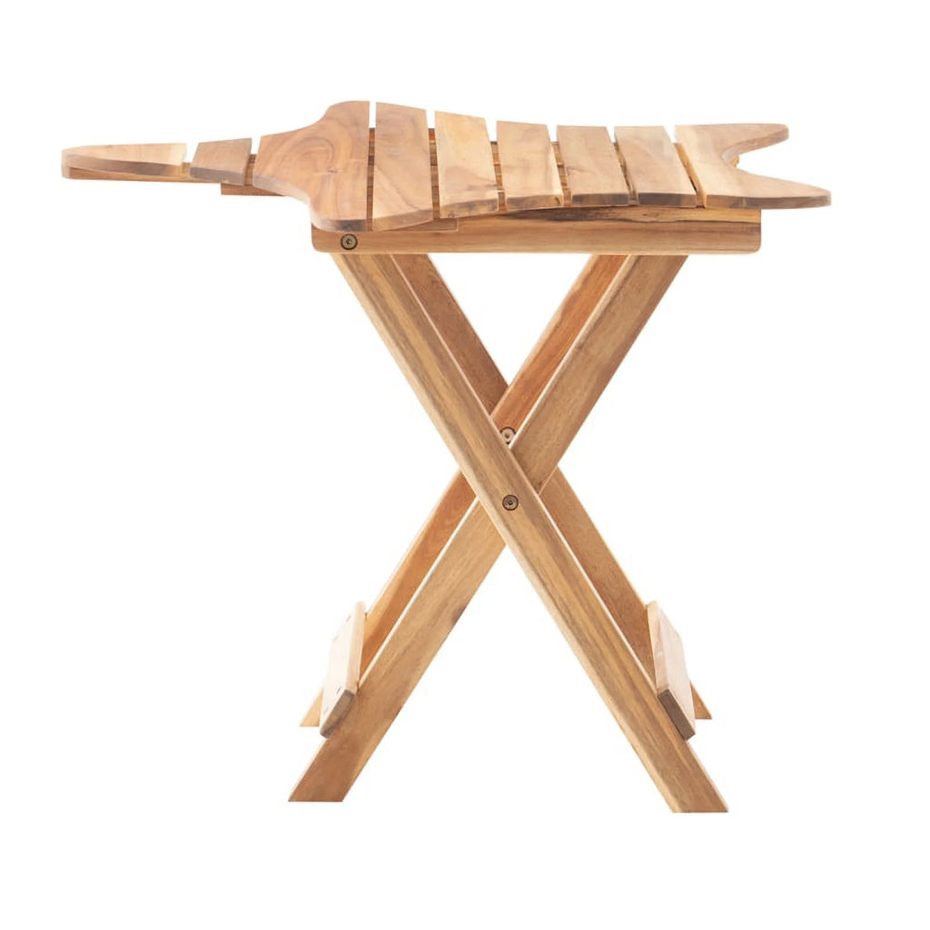 Wood Outdoor Folding Table Set of 2 C3604