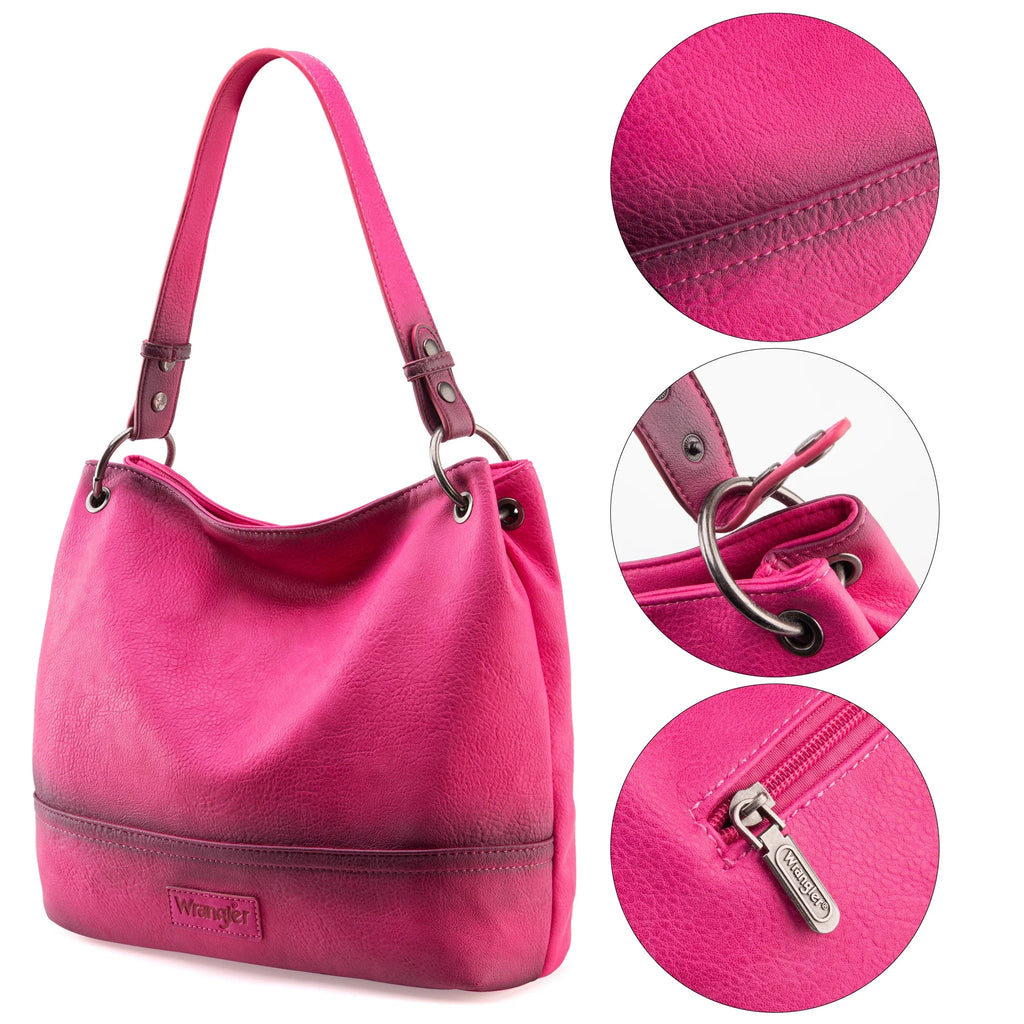 Distressed-Hot Pink Leather Tote Bag G684165
