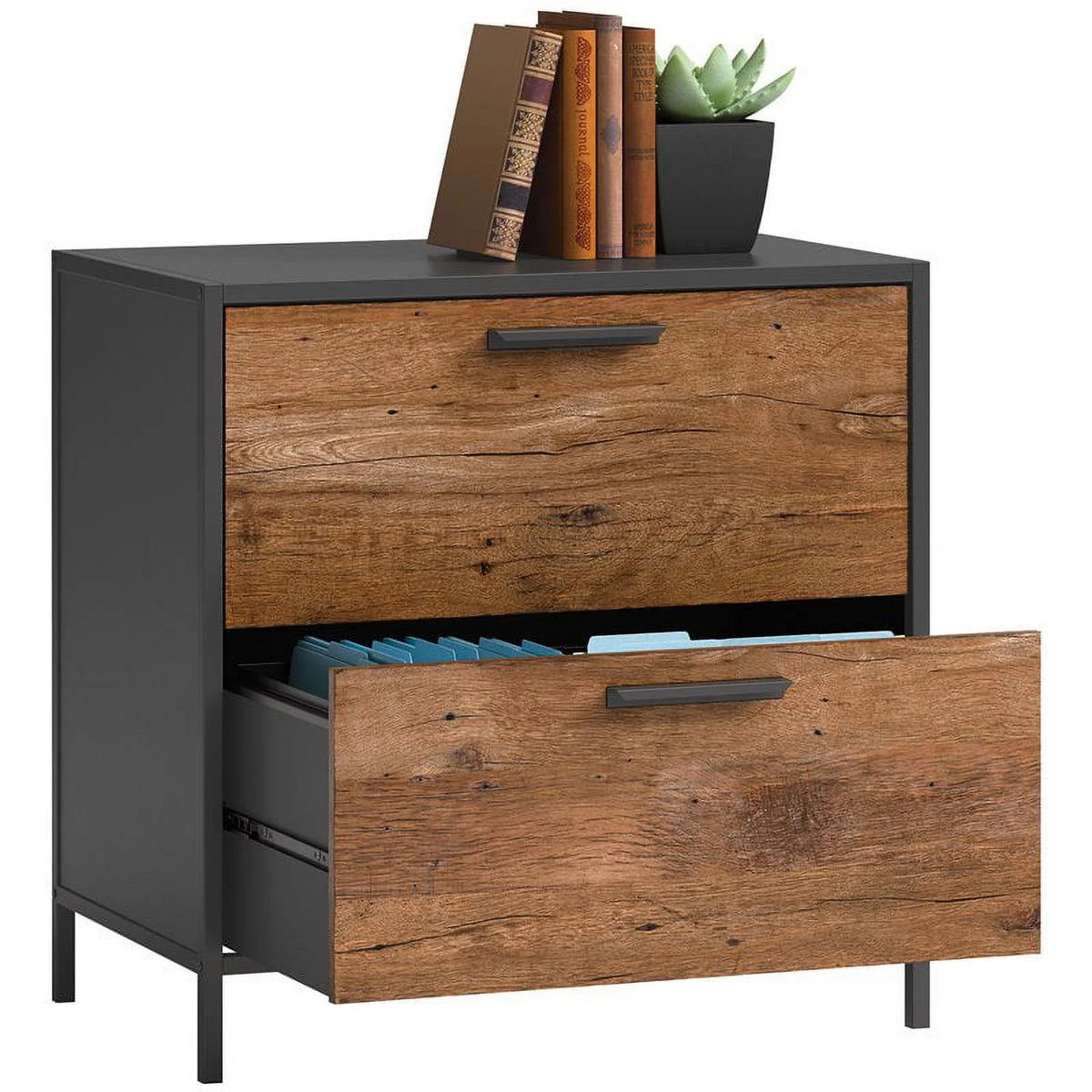 Engineered Wood Lateral File Cabinet W8199