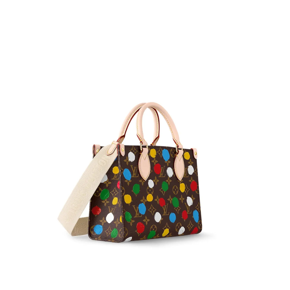 Canvas Crossbody Bucket Bag L2721