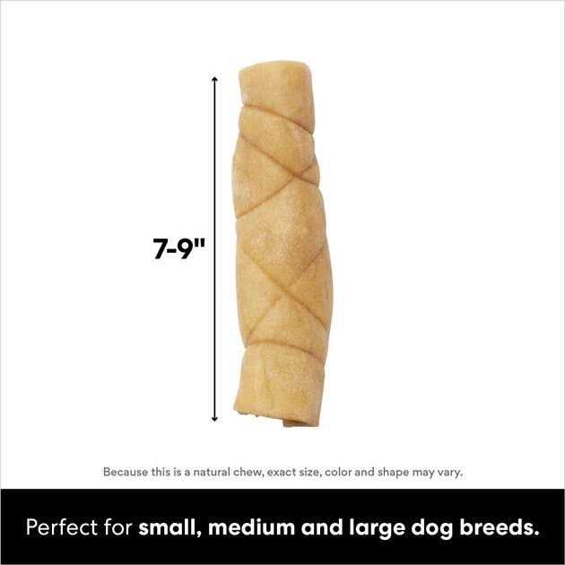 Water Buffalo Cheek Rolls Dog Chew X522