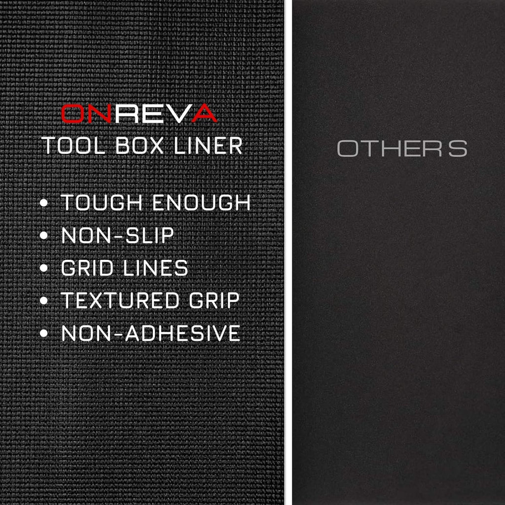 Tool Box Liner 24 Inch x 24 Ft 4mm Heavy Duty Nonslip Rubber Mat N38444