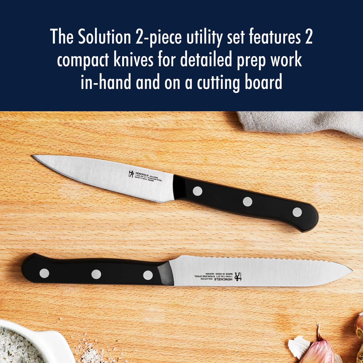 Stainless Steel Utility Knife Set 2 pc P44614