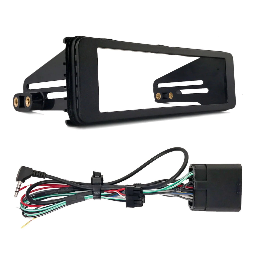 Single DIN MP3 USB AUX Digital Media Receiver, 2x 6.5 300W Marine Speakers U4217