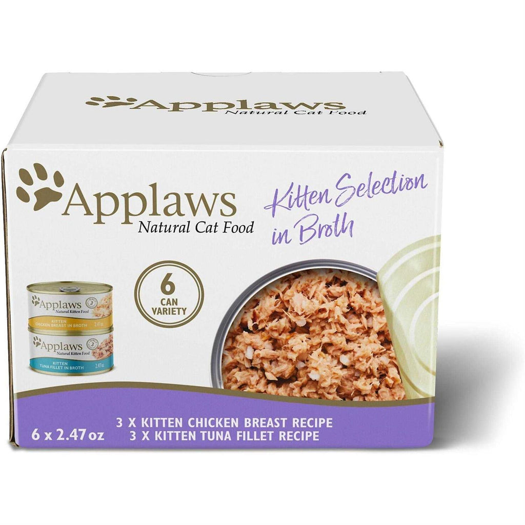 Natural Kitten Wet Cat Food in Broth Variety Pack C951544