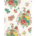 White Floral Peel and Stick Wallpaper B88531