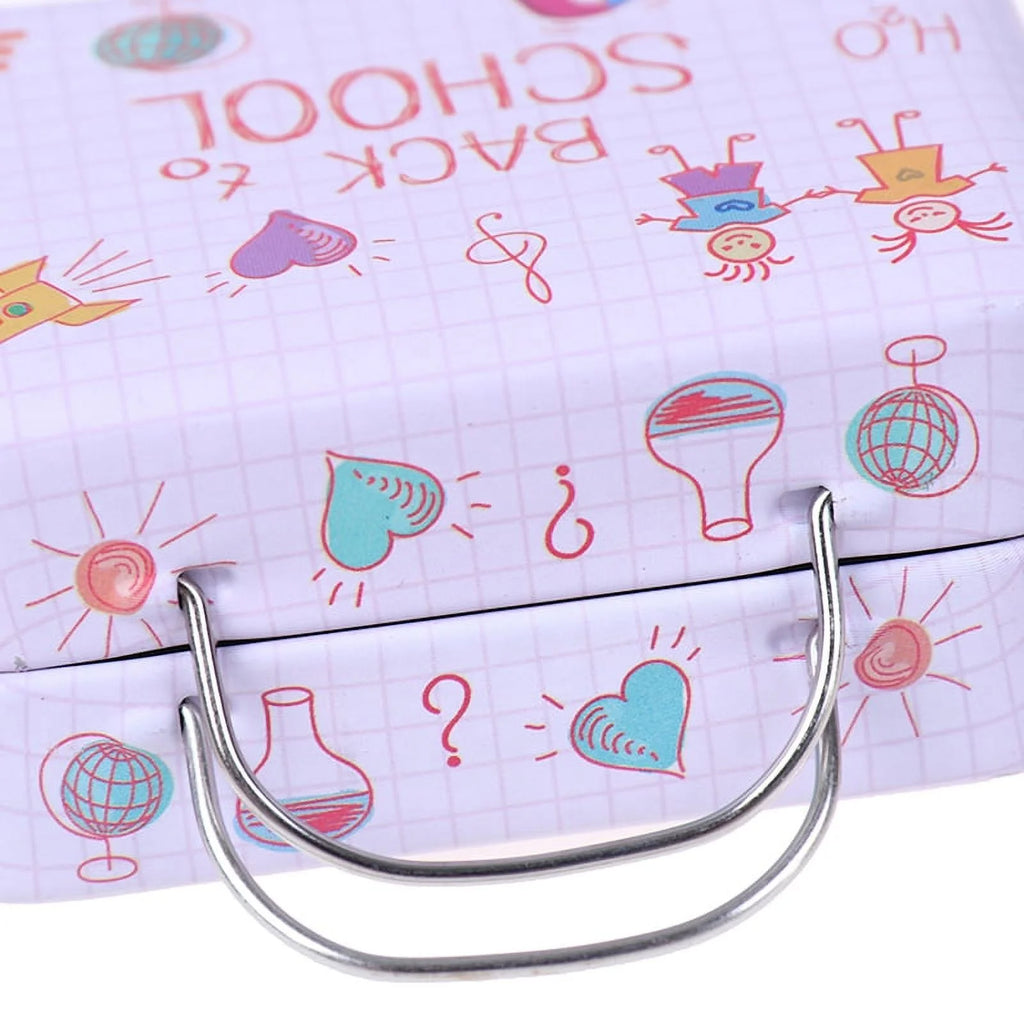 Metal Mini Suitcase Dollhouse Decoration F254366