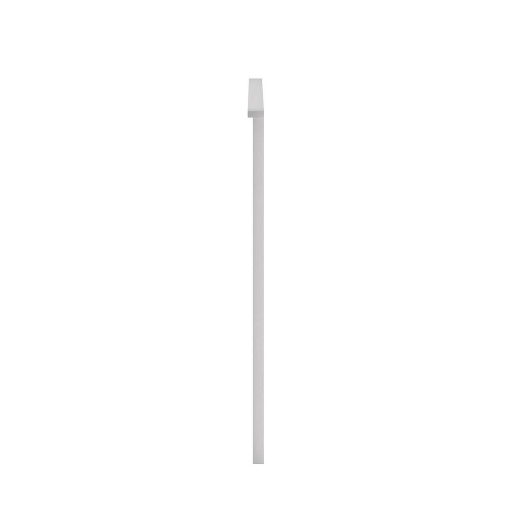 Queen Size Gloss White Wood Panel Headboard S619