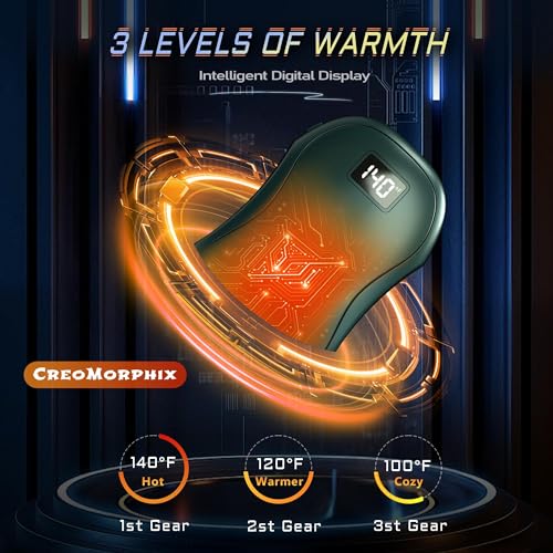 Rechargeable Hand Warmers 2 Pack, 12000mAh Electric Portable Power Bank V245
