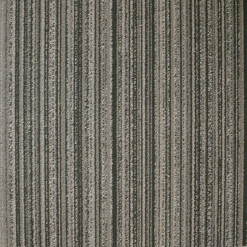 Grey 19.7 in. x 19.7 in. Carpet Tile Q2040