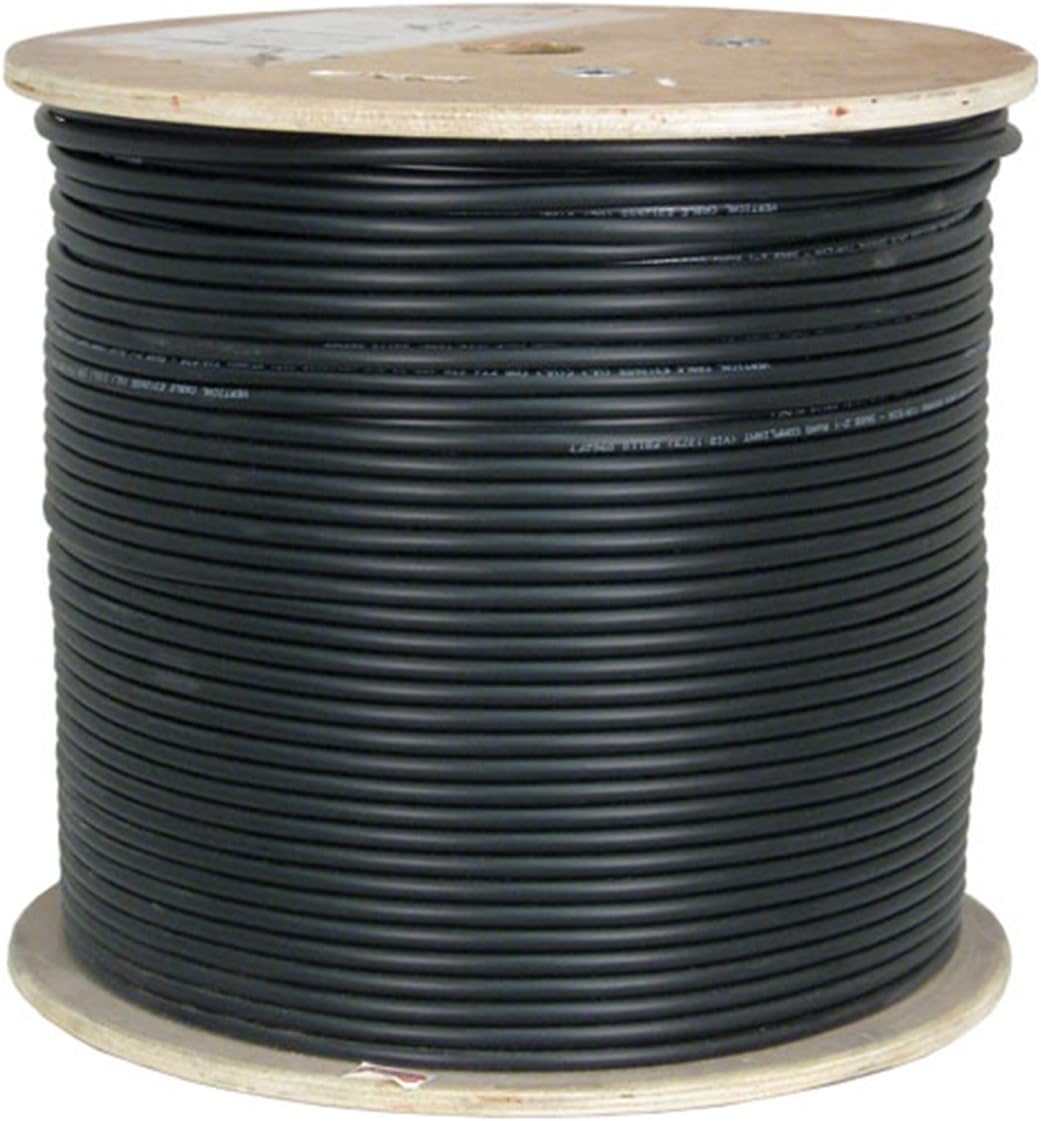 Cat6A Shielded 23AWG Bare Copper 1000ft Ethernet Cable, Red L951