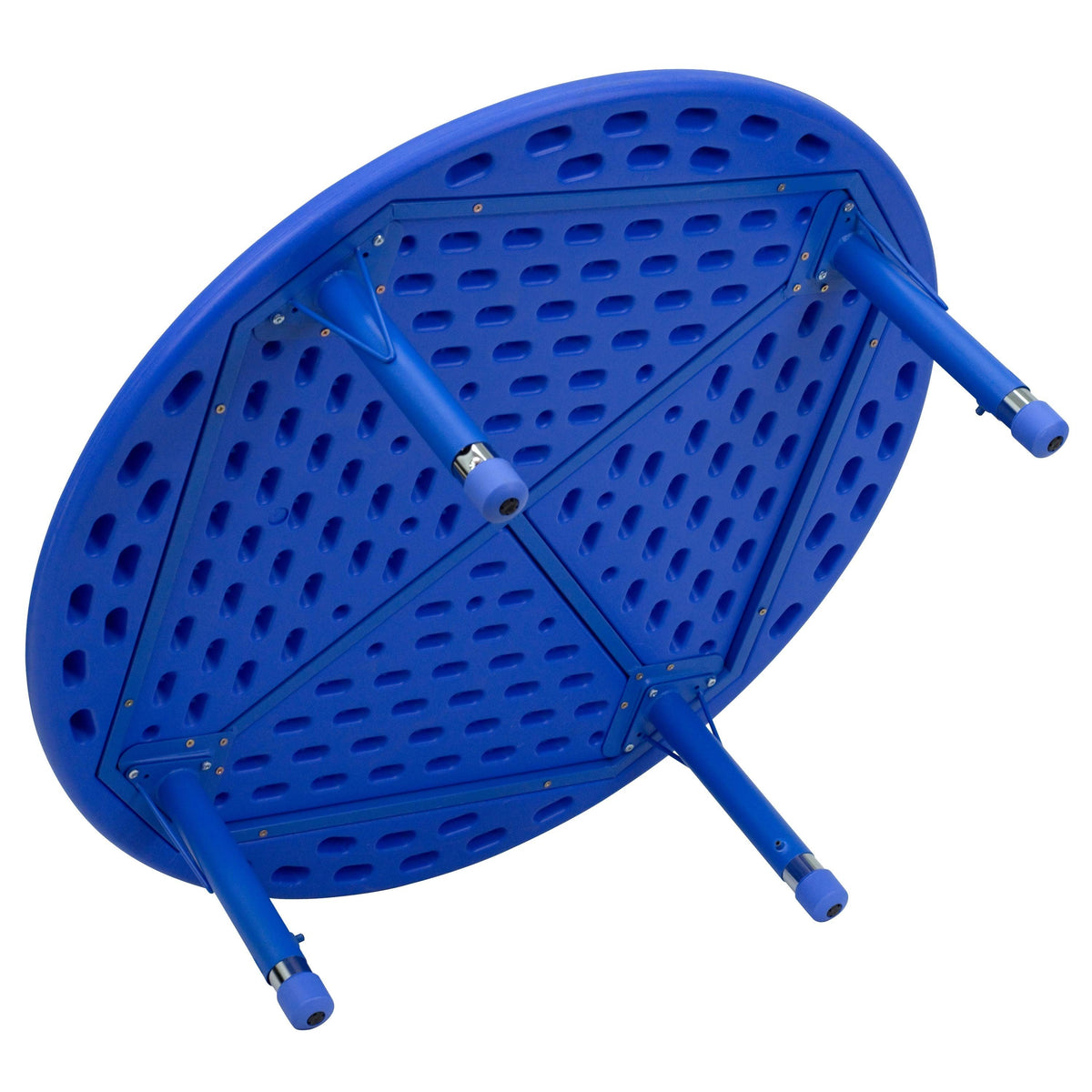 45 inch Round Plastic Height Adjustable Activity Table Y952
